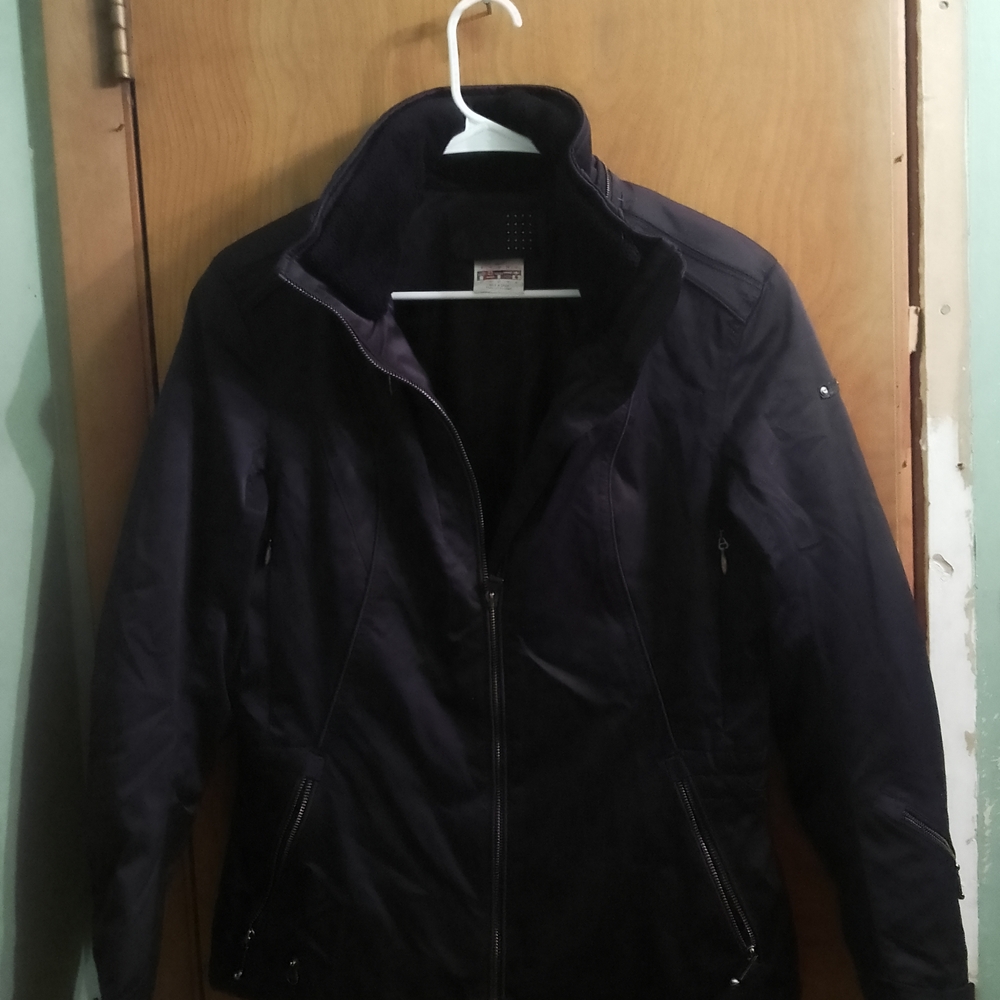 Spyder Women's Black Softshel Ski Jacket XT10000mm Spylon Size Medium(20" X 28")